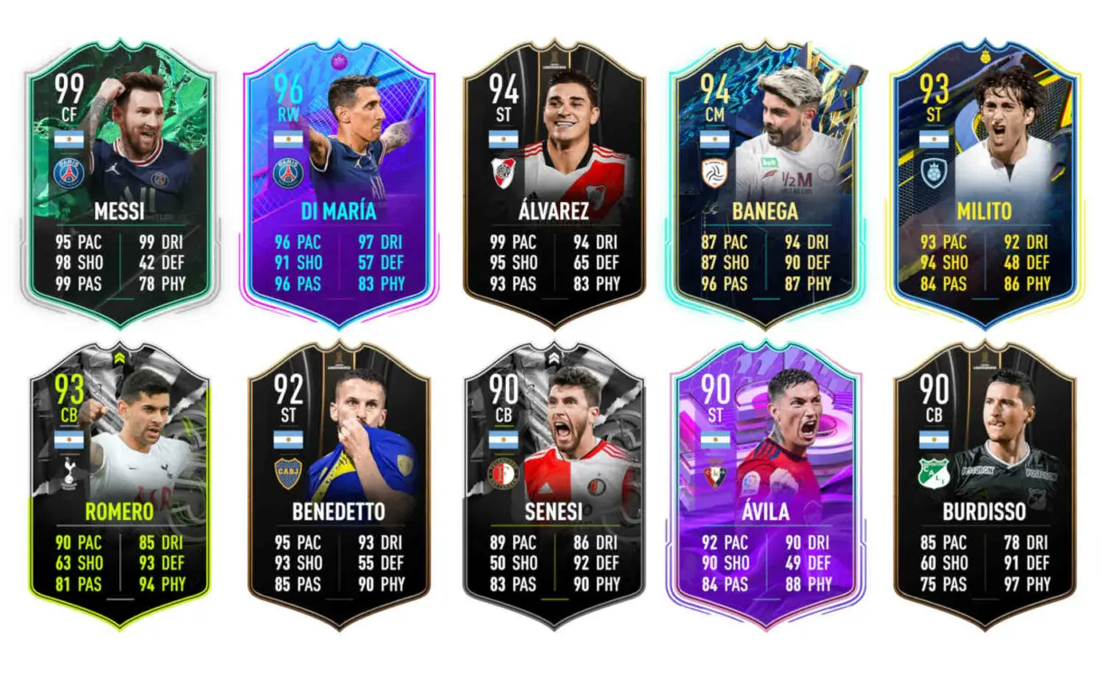 Links naranjas Argentina Martínez Quarta Shapeshifters FIFA 22 Ultimate Team