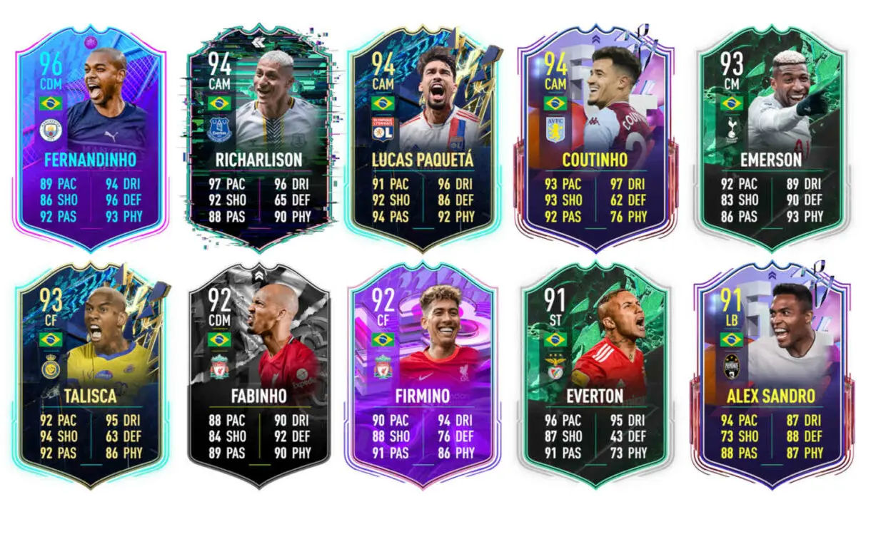 Links naranjas Brasil Iago Shapeshifters FIFA 22 Ultimate Team