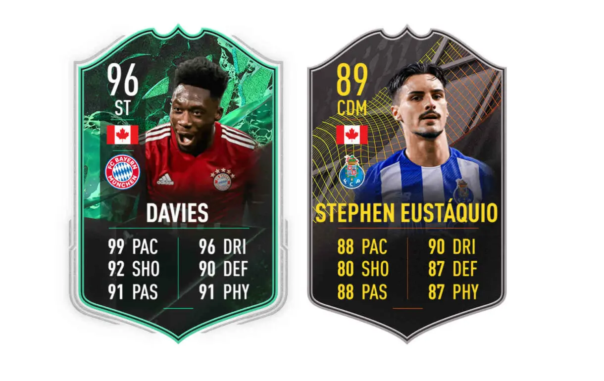 Links naranjas Canadá Jonathan David FUTTIES FIFA 22 Ultimate Team