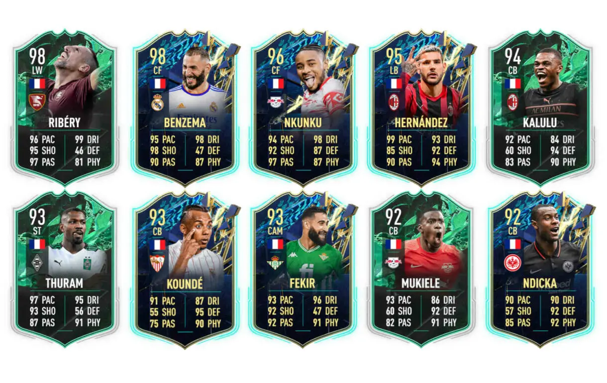Links naranjas Francia Centonze Shapeshifters FIFA 22 Ultimate Team