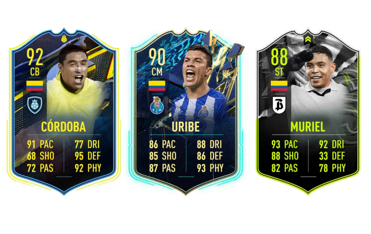 Links naranjas Colombia Luis Díaz FUTTIES Premium FIFA 22 Ultimate Team