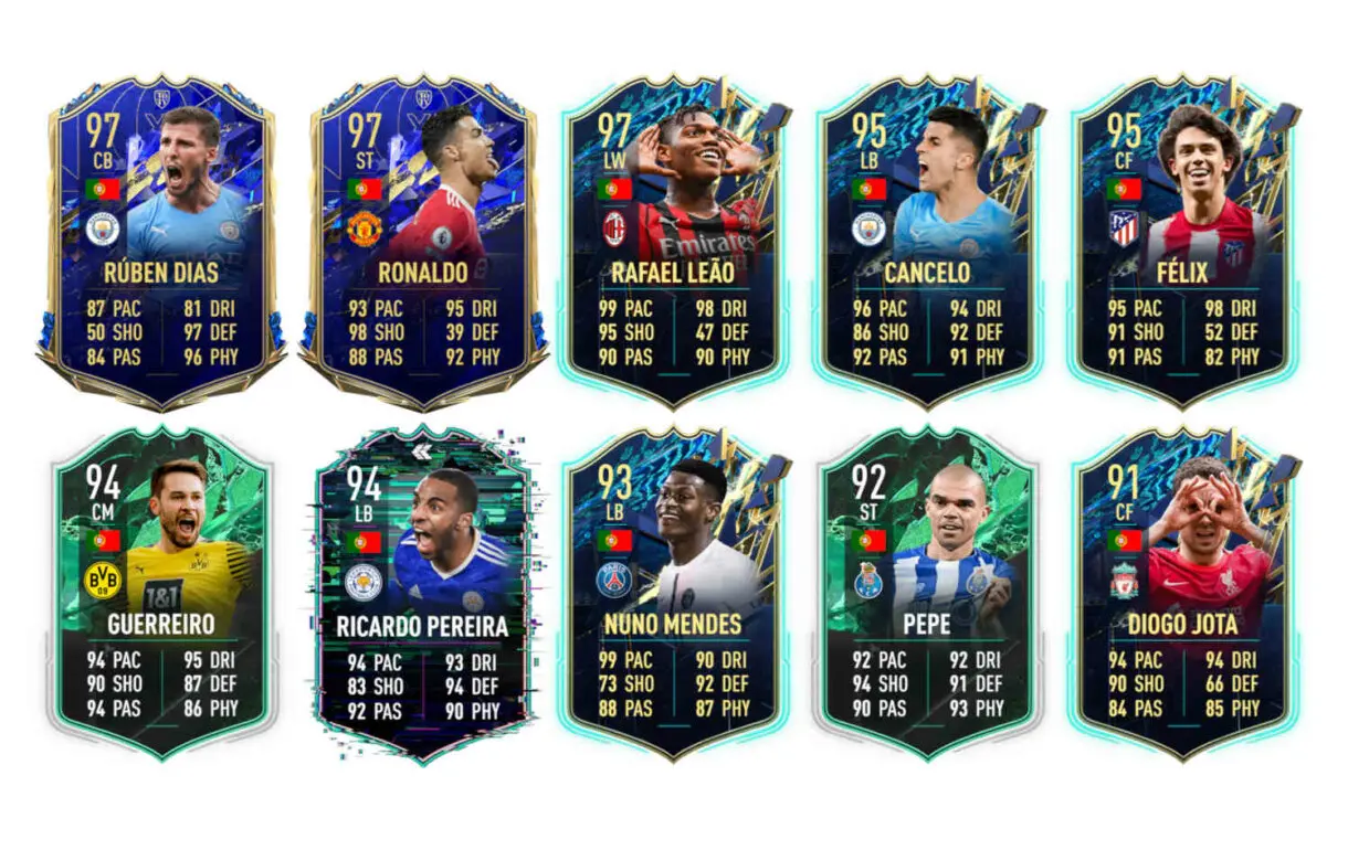 Links naranjas Portugal Ivan Cavaleiro FUTTIES FIFA 22 Ultimate Team