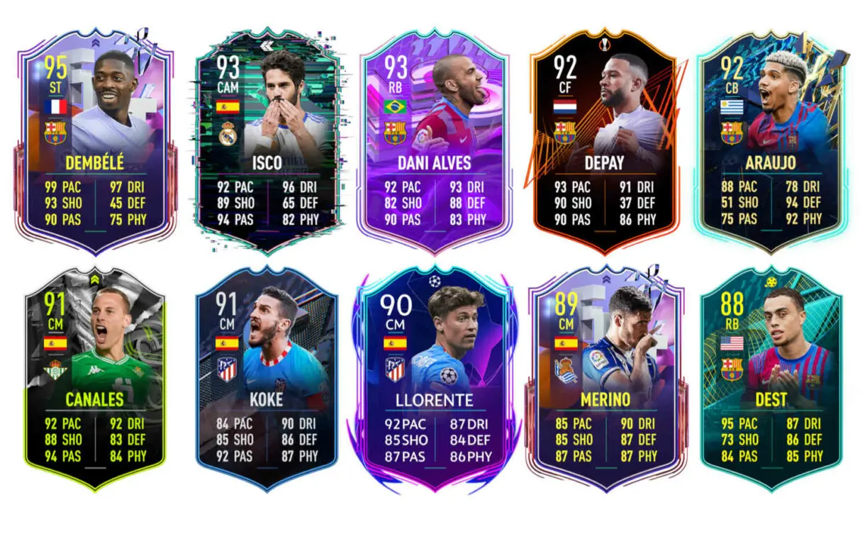 Links verdes Ferrán Torres FUTTIES FIFA 22 Ultimate Team