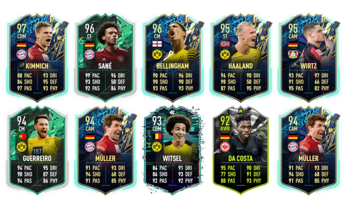 Links verdes Marco Reus Moments FIFA 22 Ultimate Team