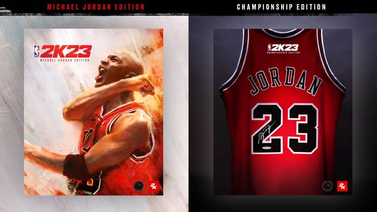 nba2k23 michael jordan cover art