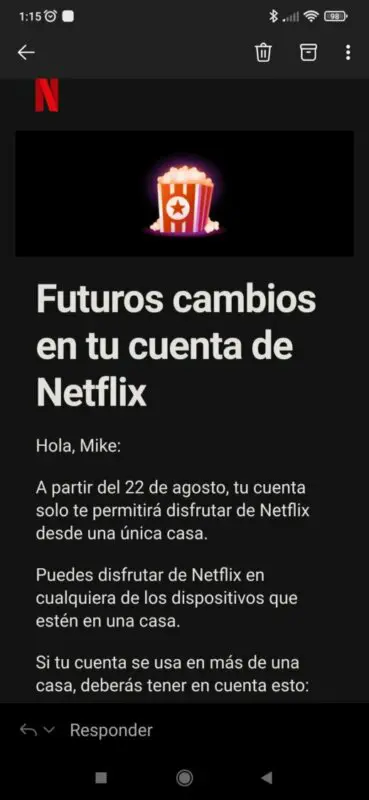 netflix cambio politica