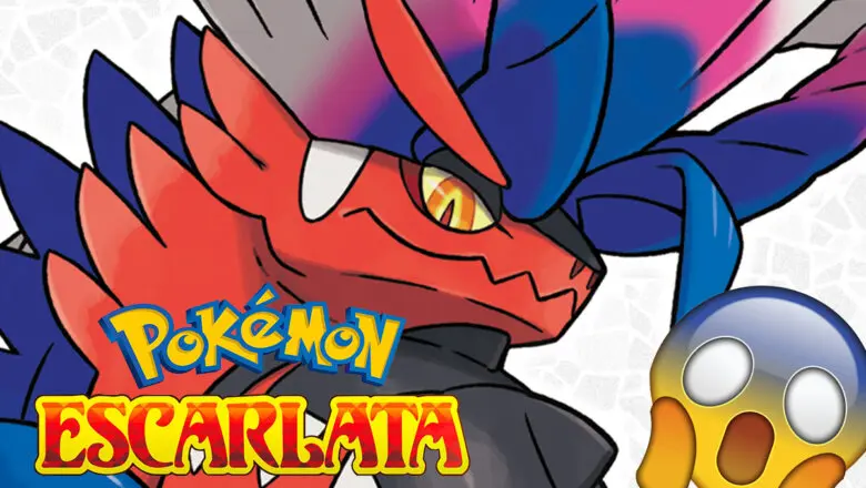 Pokémon Escarlata Koraidon estatua