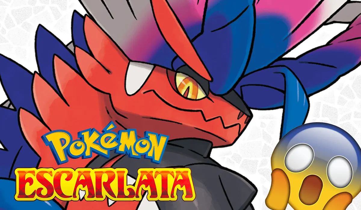 Pokémon Escarlata Koraidon estatua