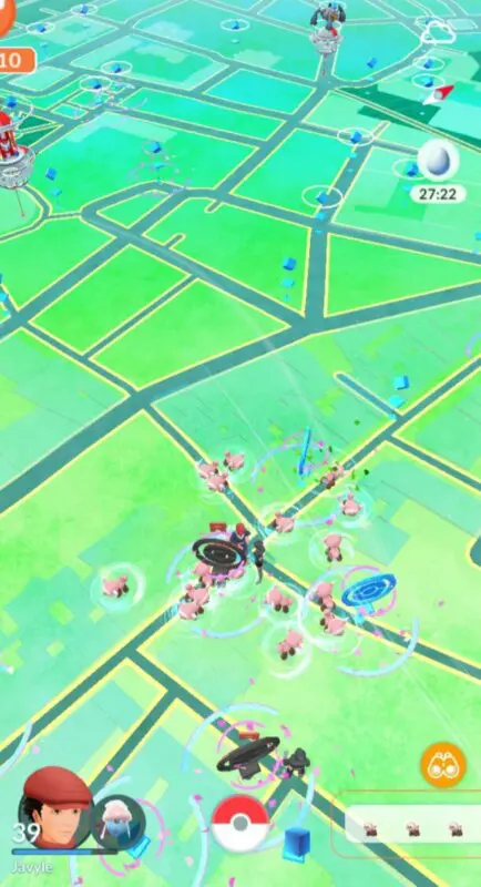 Pokemon GO mapa