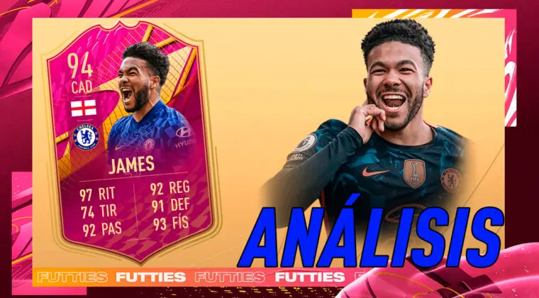 Imagen de FIFA 22: análisis de Reece James FUTTIES Premium gratuito. ¿Defensor top?
