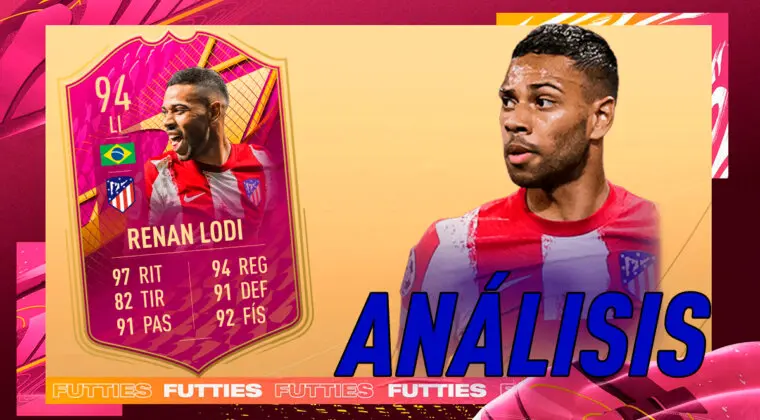 Imagen de FIFA 22: análisis de Renan Lodi FUTTIES Premium. ¿El LI más interesante de LaLiga Santander?