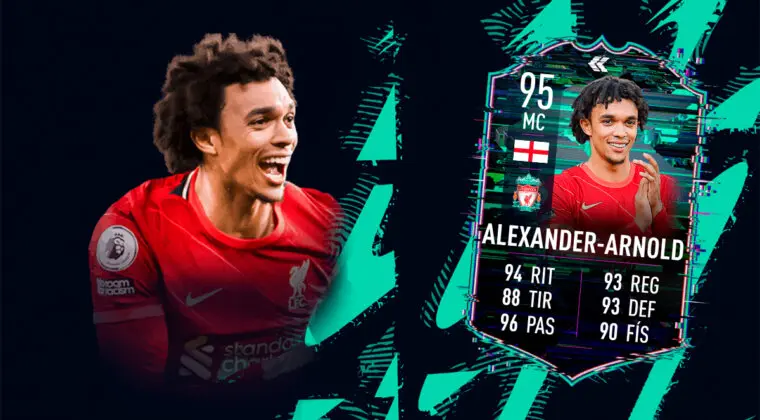 Imagen de FIFA 22: ¿Merece la pena Trent Alexander-Arnold Flashback? + Solución del SBC