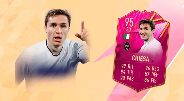 Imagen de FIFA 22: ¿Merece la pena Federico Chiesa FUTTIES? + Solución del SBC