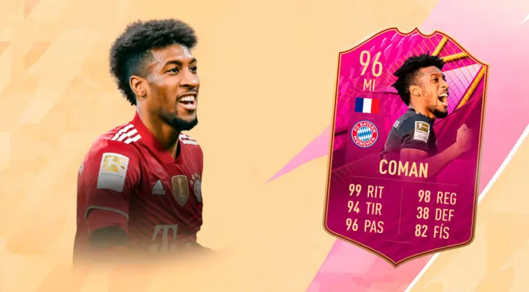 Imagen de FIFA 22: ¿Merece la pena Kingsley Coman FUTTIES? + Solución del SBC