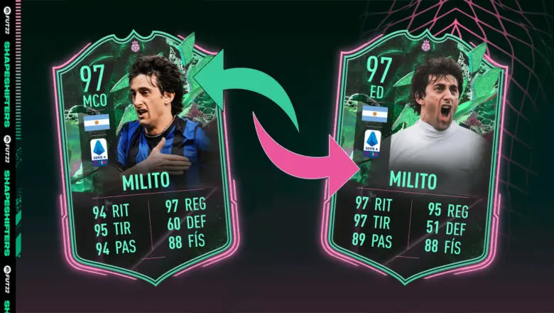 FIFA 22 Ultimate Team SBC Diego Milito Shapeshifters