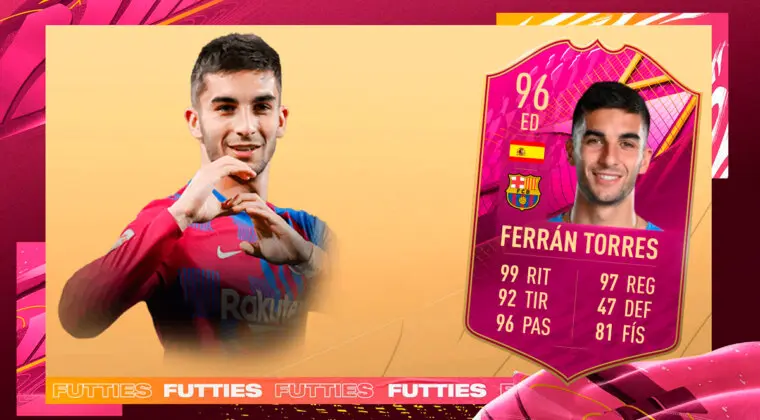 Imagen de FIFA 22: ¿Merece la pena Ferrán Torres FUTTIES? + Solución del SBC
