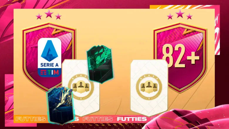FIFA 22 Ultimate Team SBC Player Pick Serie A Elección de jugador 82+