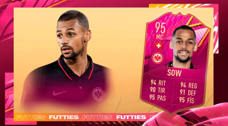 Imagen de FIFA 22: ¿Merece la pena Djibril Sow FUTTIES? + Solución del SBC