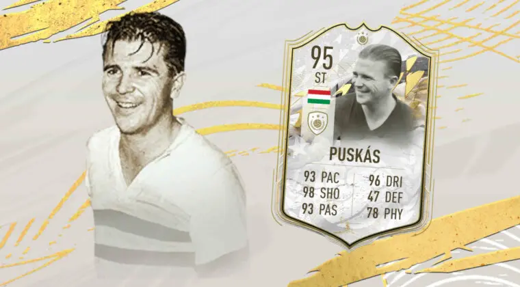 Imagen de FIFA 22: Puskás Icono Moments ya disponible en SBC. Esto piden por él