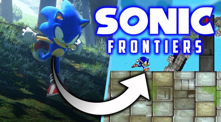 Imagen de Convierten Sonic Frontiers en un juego 2D, y el resultado es más que alucinante