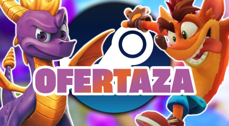 Imagen de Esta ofertaza de Steam es perfecta para los fans de Spyro y Crash Bandicoot; ¡no te la puedes perder!