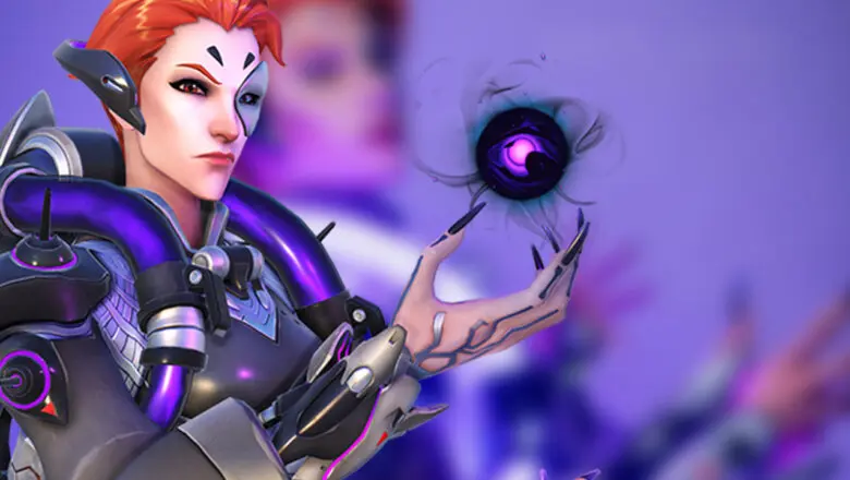 El cosplay de un personaje de Overwatch