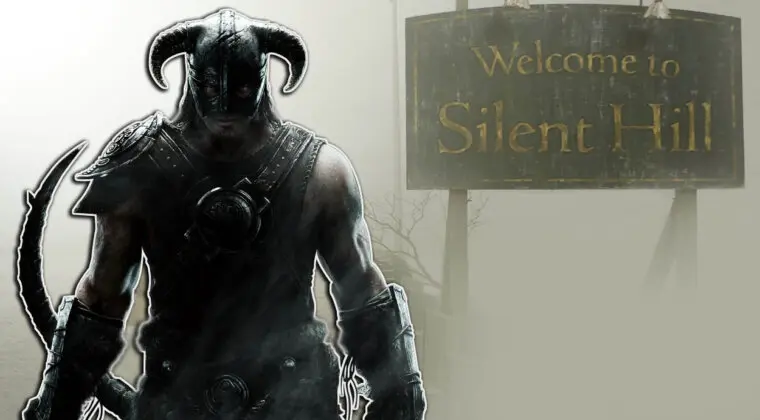 Imagen de The Elder Scrolls: Skyrim Hill, ¡menudo fallo en Matrix!