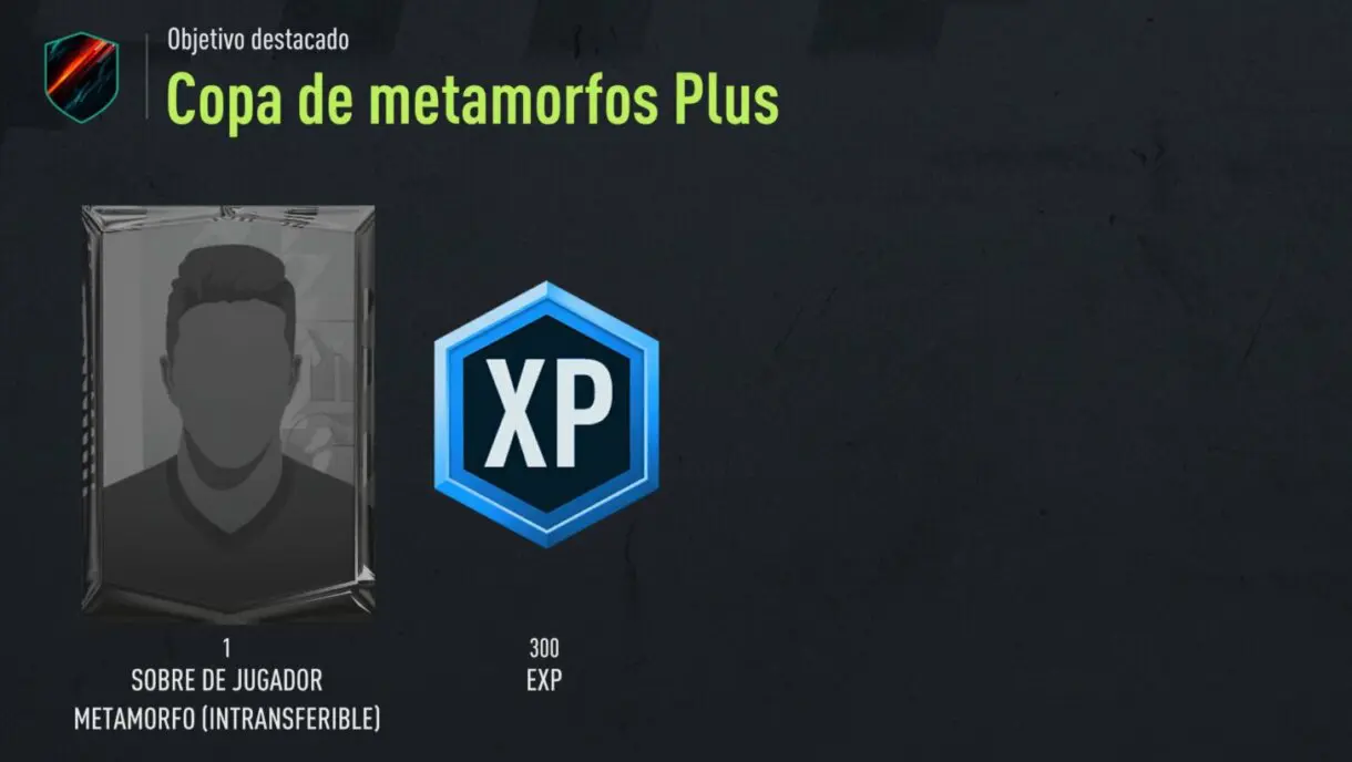 Recompensa final de los objetivos "Copa de metamorfos Plus" FIFA 22 Ultimate Team