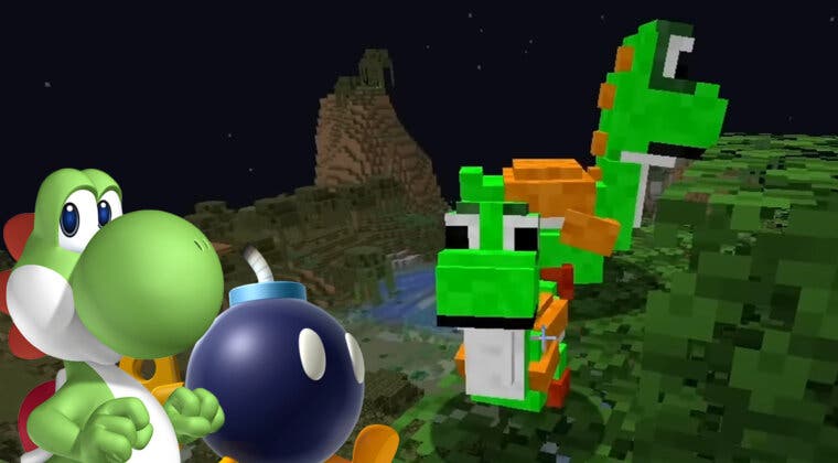 Imagen de ¡Los enemigos y personajes más clásicos de la saga Super Mario se cuelan en Minecraft!