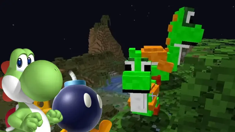 Super Mario en Minecraft