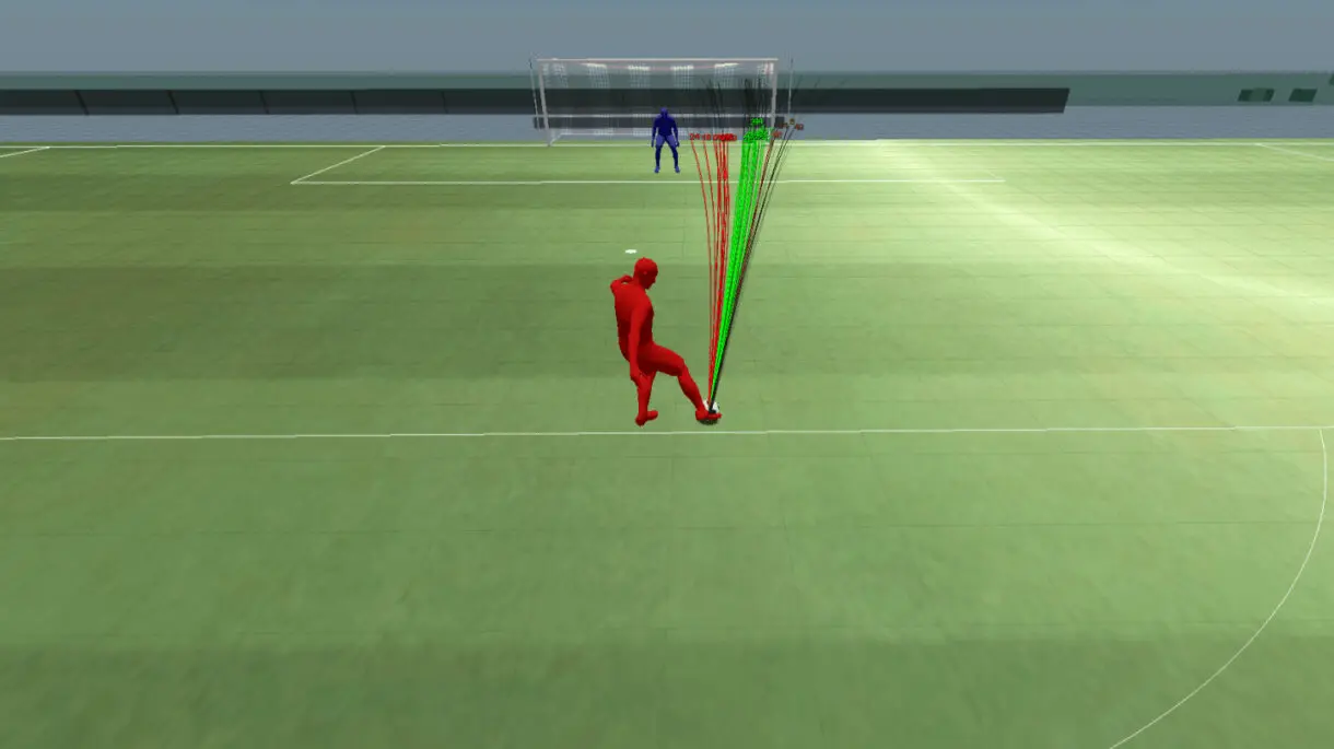 Probabilidades de disparo raso tras el 14 parche de FIFA 22 (con ejemplo visual)