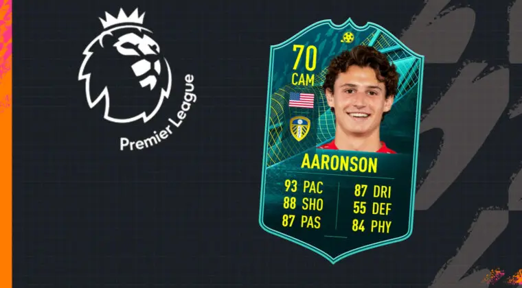 Imagen de FIFA 22: nuevo Moments gratuito de plata con grandes estadísticas (Aaronson)