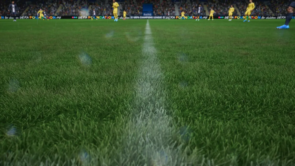 Aspecto del césped en FIFA 23