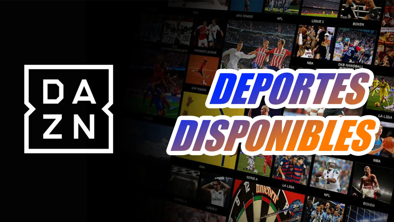 DAZN deportes disponibles