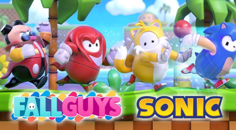 Imagen de Fall Guys ve filtradas sus skins de Sonic, desafíos y la fecha del evento en colaboración con el erizo