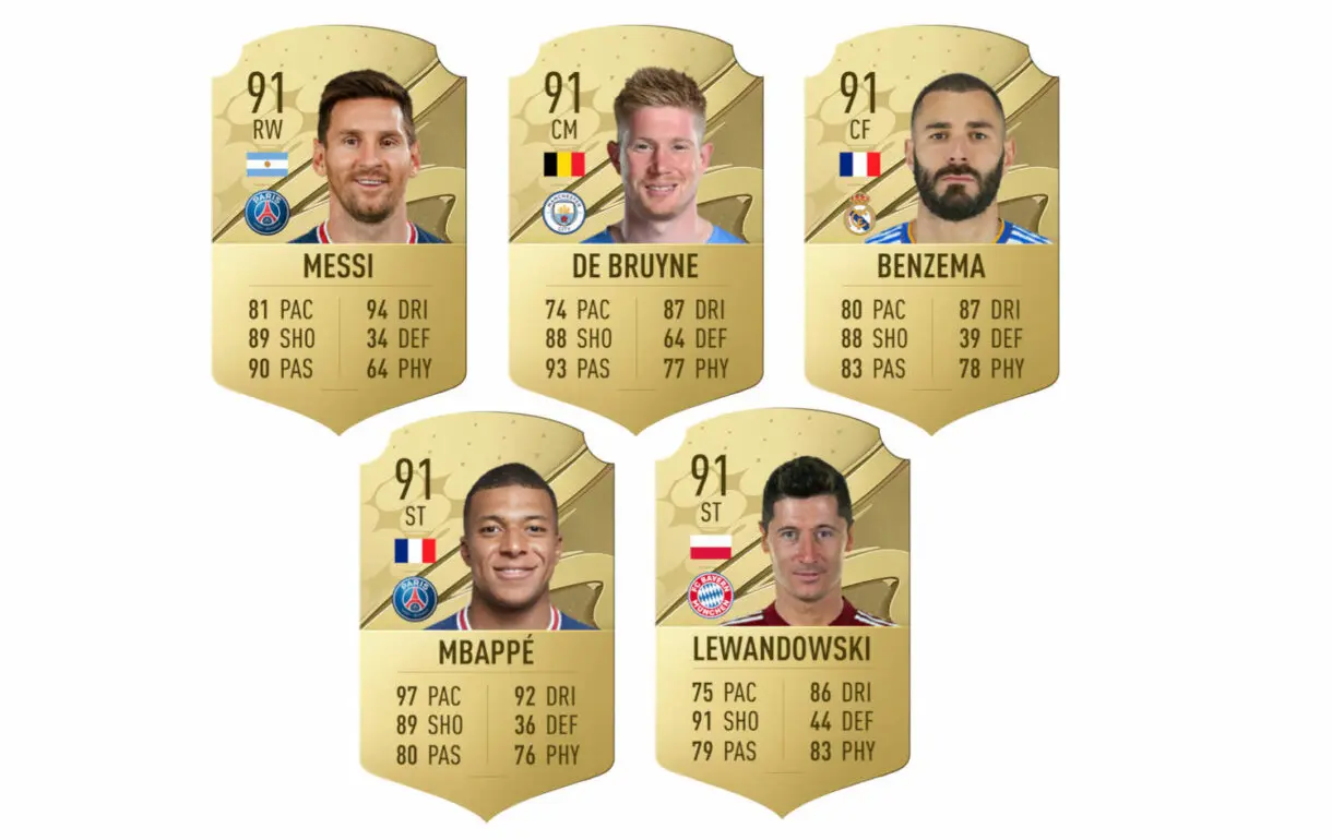 Cartas reveladas Messi, De Bruyne, Benzema, Mbappé y Lewandowski FIFA 23 Ultimate Team