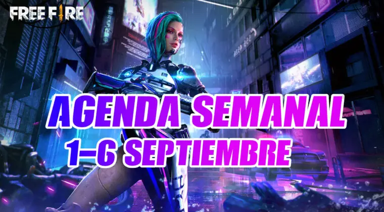 Imagen de Agenda semanal de Free Fire (30 agosto - 6 septiembre) y las novedades que llegan al juego