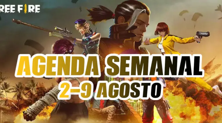 Imagen de Agenda semanal de Free Fire del 2 al 9 de agosto: todas las novedades que llegan al juego