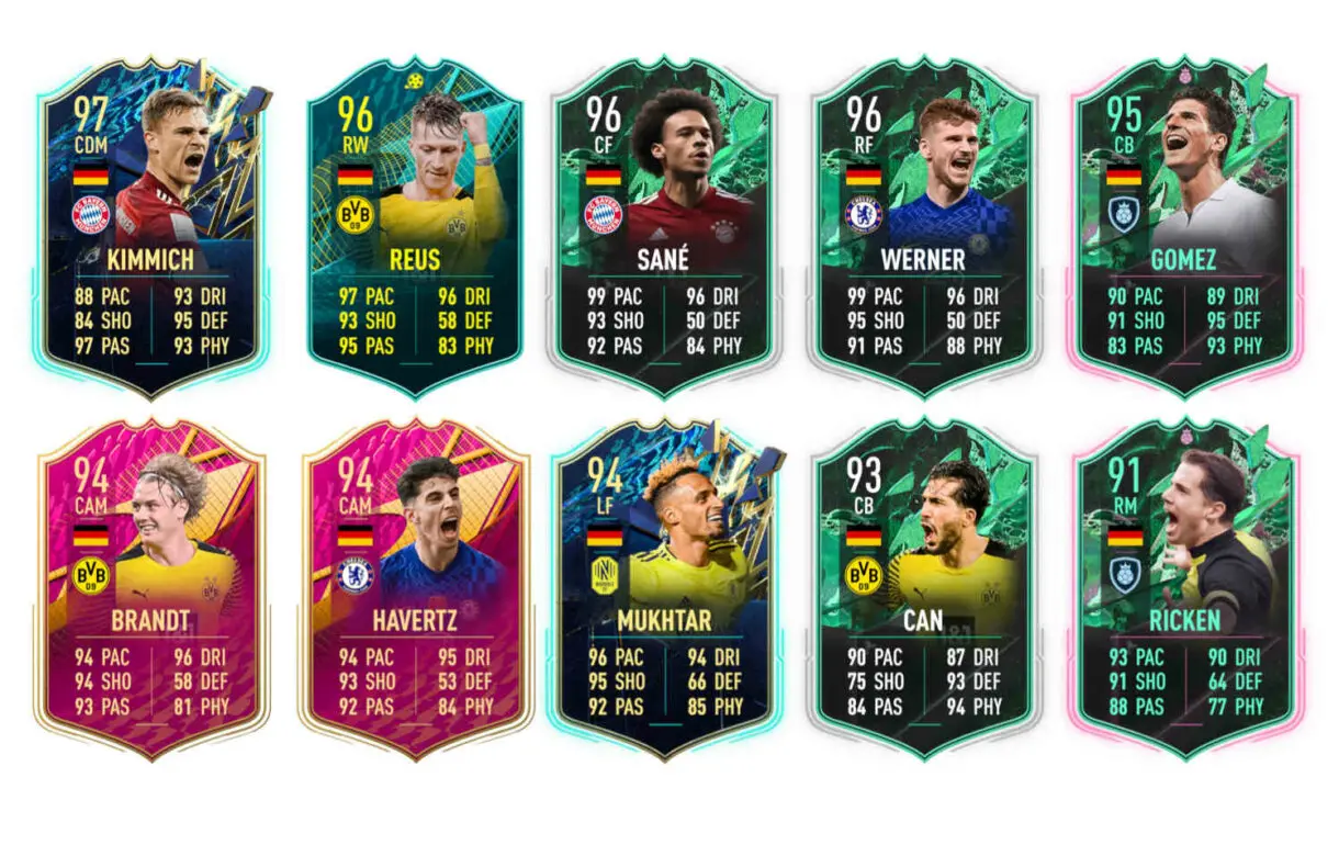Links naranjas Alemania Kroos FUTTIES FIFA 22 Ultimate Team