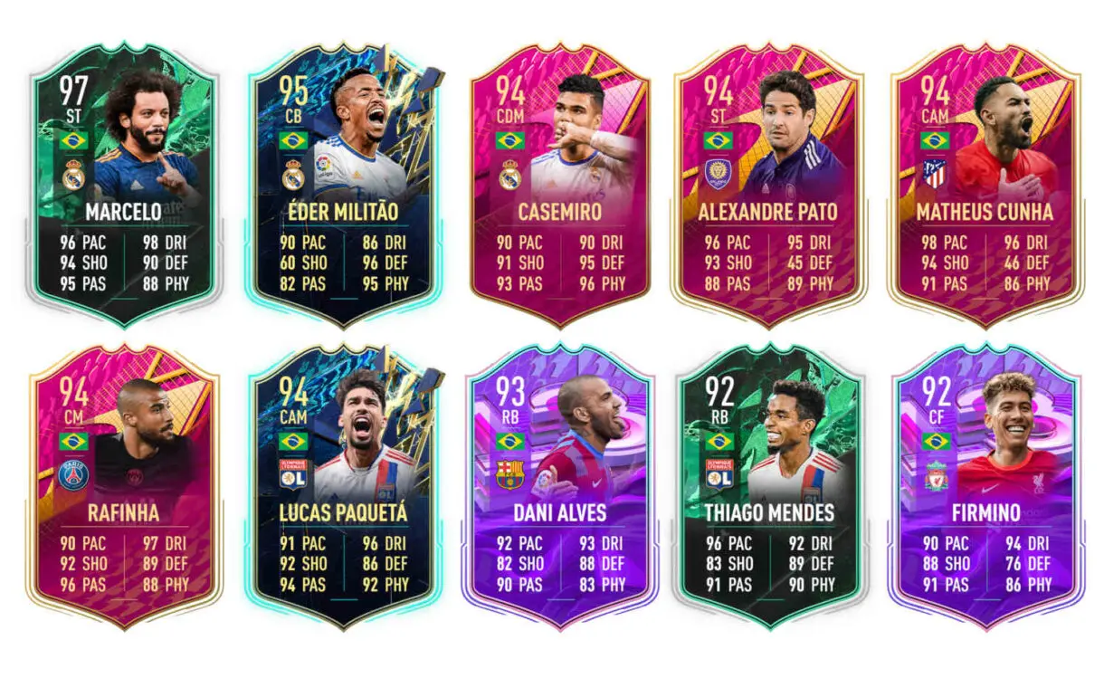 Links naranjas Brasil Antony FUTTIES FIFA 22 Ultimate Team