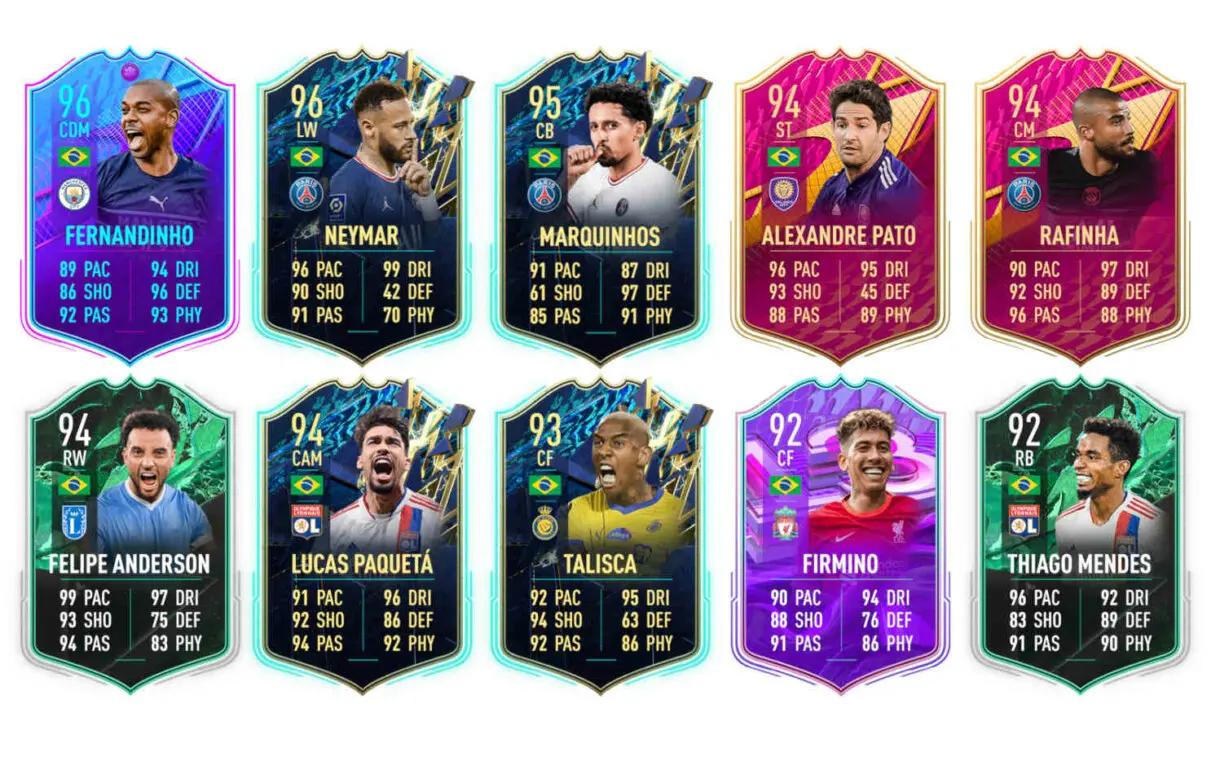 Links naranjas Brasil Casemiro FUTTIES FIFA 22 Ultimate Team