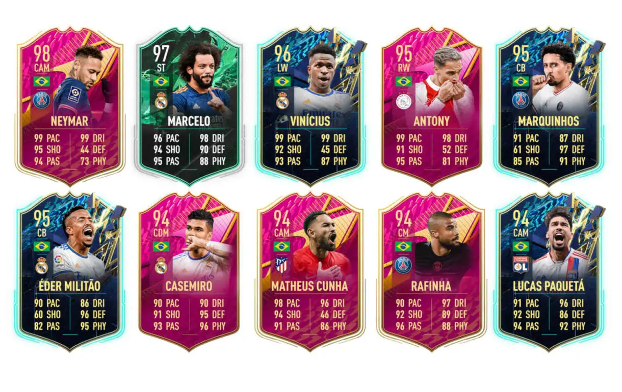 Links naranjas Brasil Diego Carlos Moments FIFA 22 Ultimate Team
