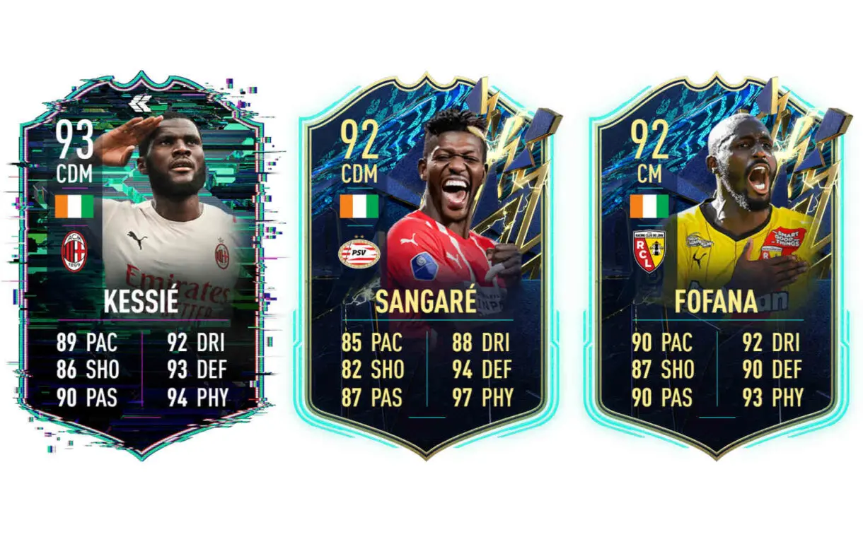 Links naranjas Costa de Marfil Cornet FUTTIES FIFA 22 Ultimate Team