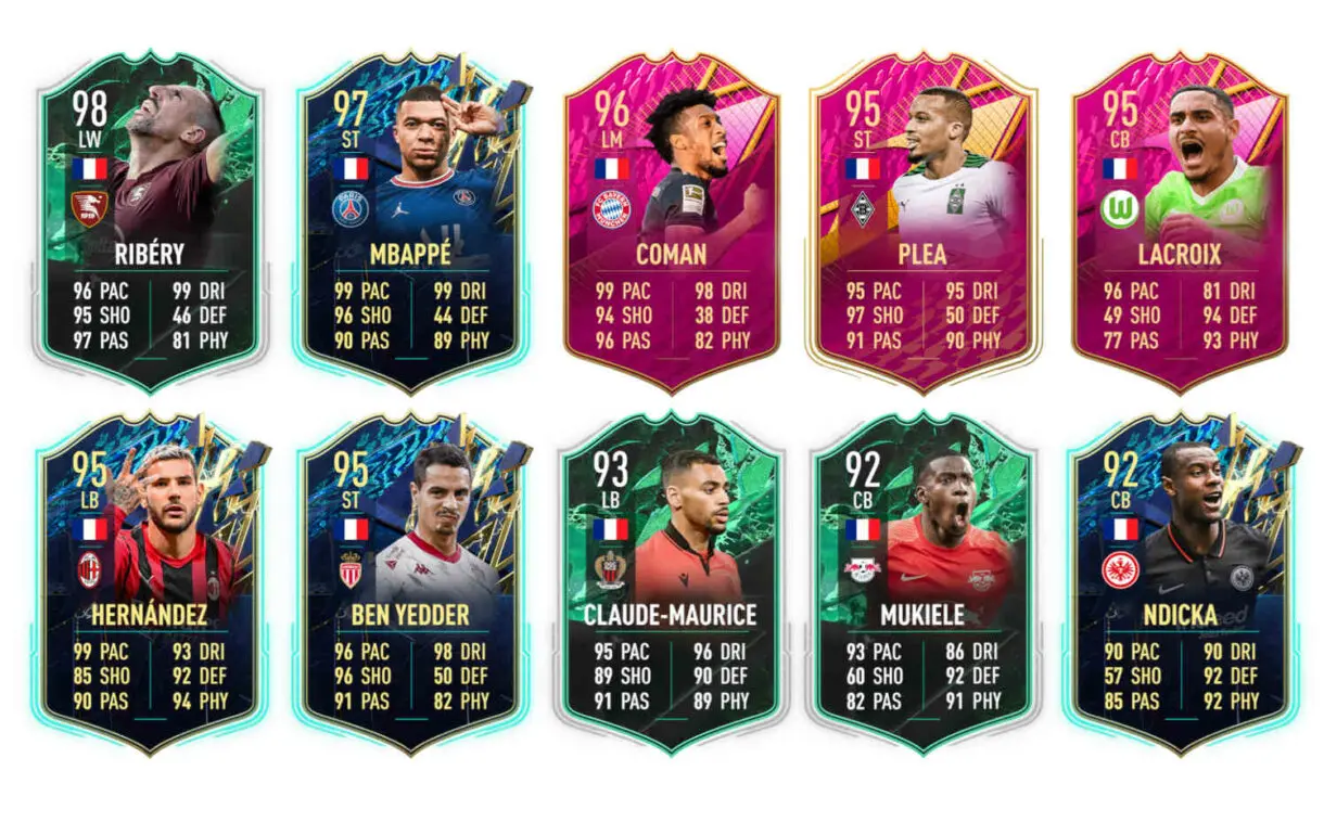 Links naranjas Francia Griezmann FUTTIES Premium FIFA 22 Ultimate Team