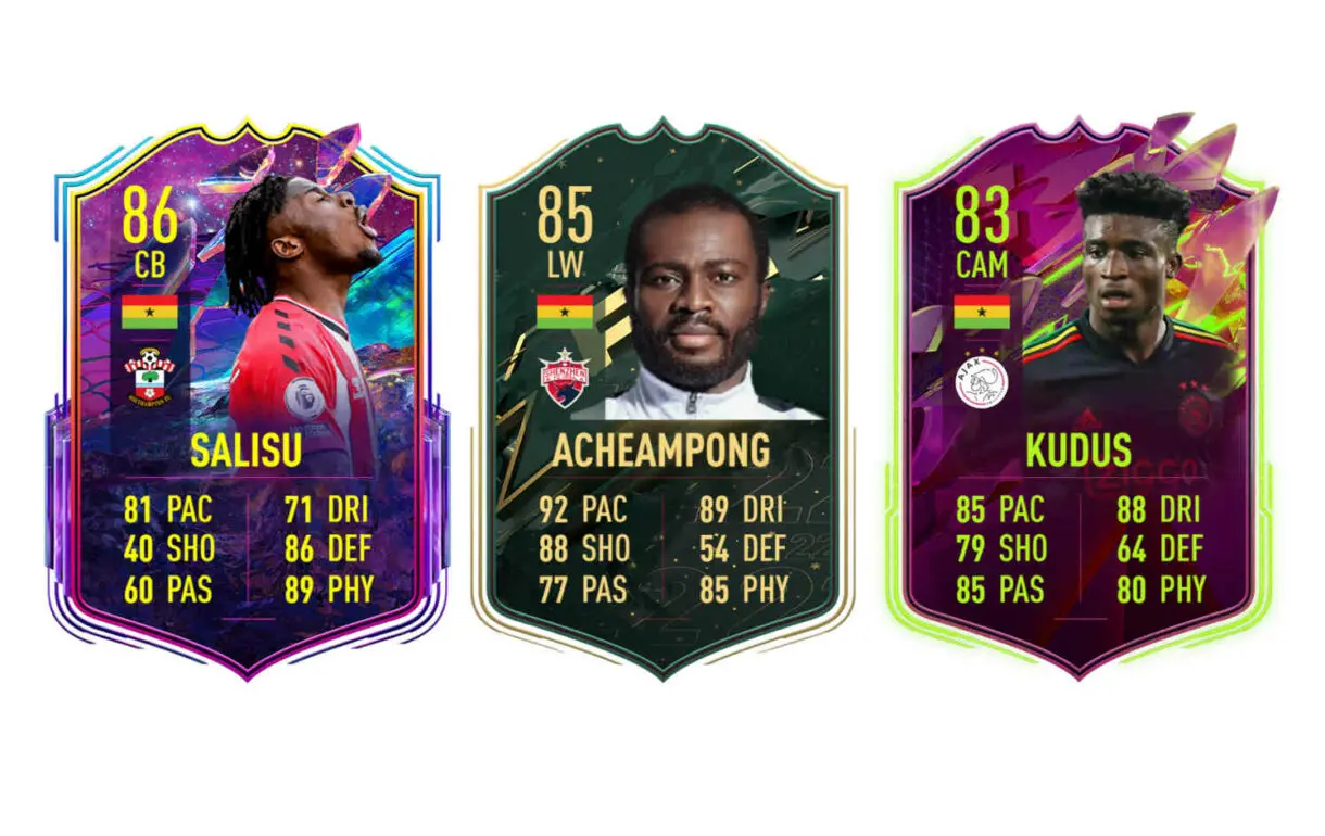 Links naranjas Ghana Boateng FUTTIES Premium FIFA 22 Ultimate Team