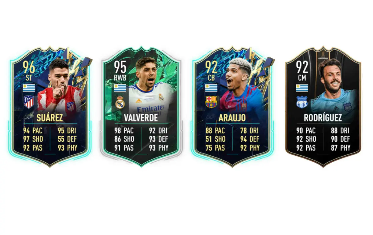 Links naranjas Uruguay Darwin Núñez Showdown FIFA 22 Ultimate Team