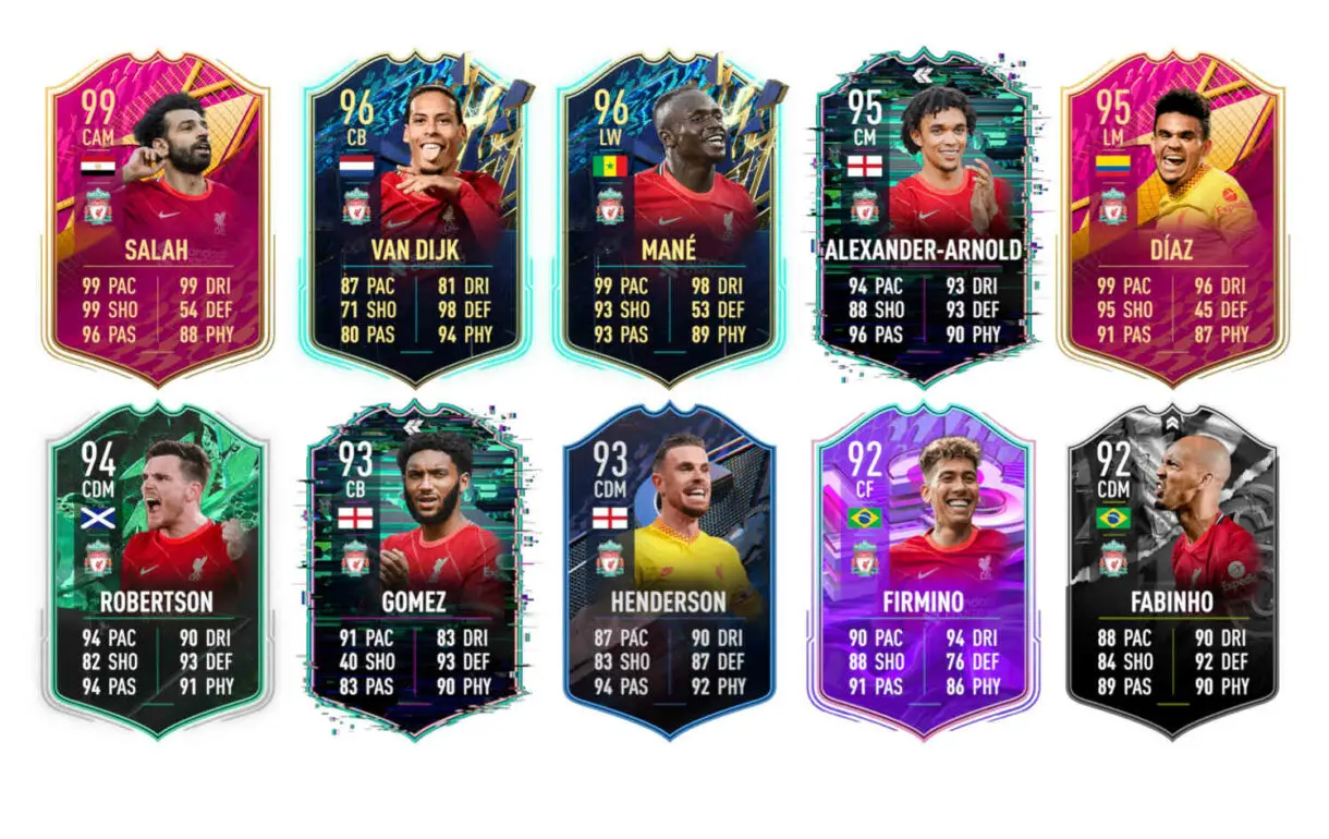 Links verdes Darwin Núñez Showdown FIFA 22 Ultimate Team