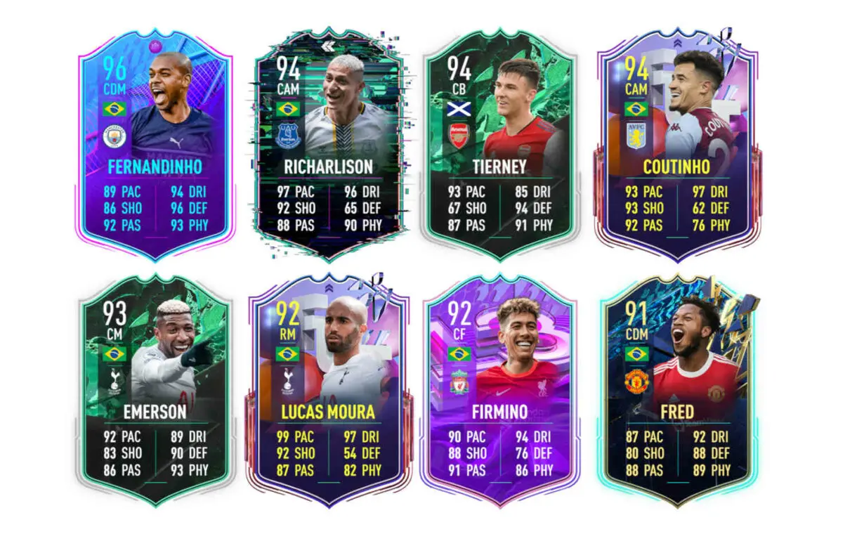 Links verdes Gabriel Jesús Moments FIFA 22 Ultimate Team