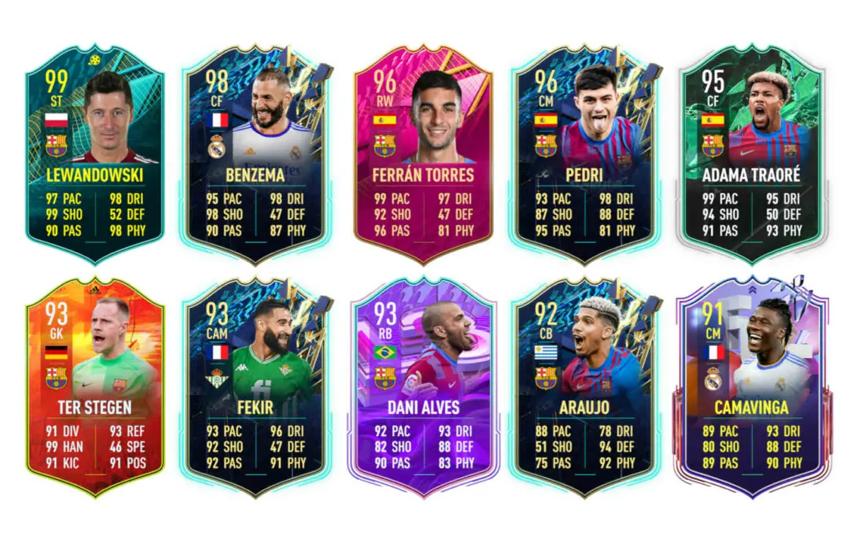 Links verdes Koundé Showdown FIFA 22 Ultimate Team