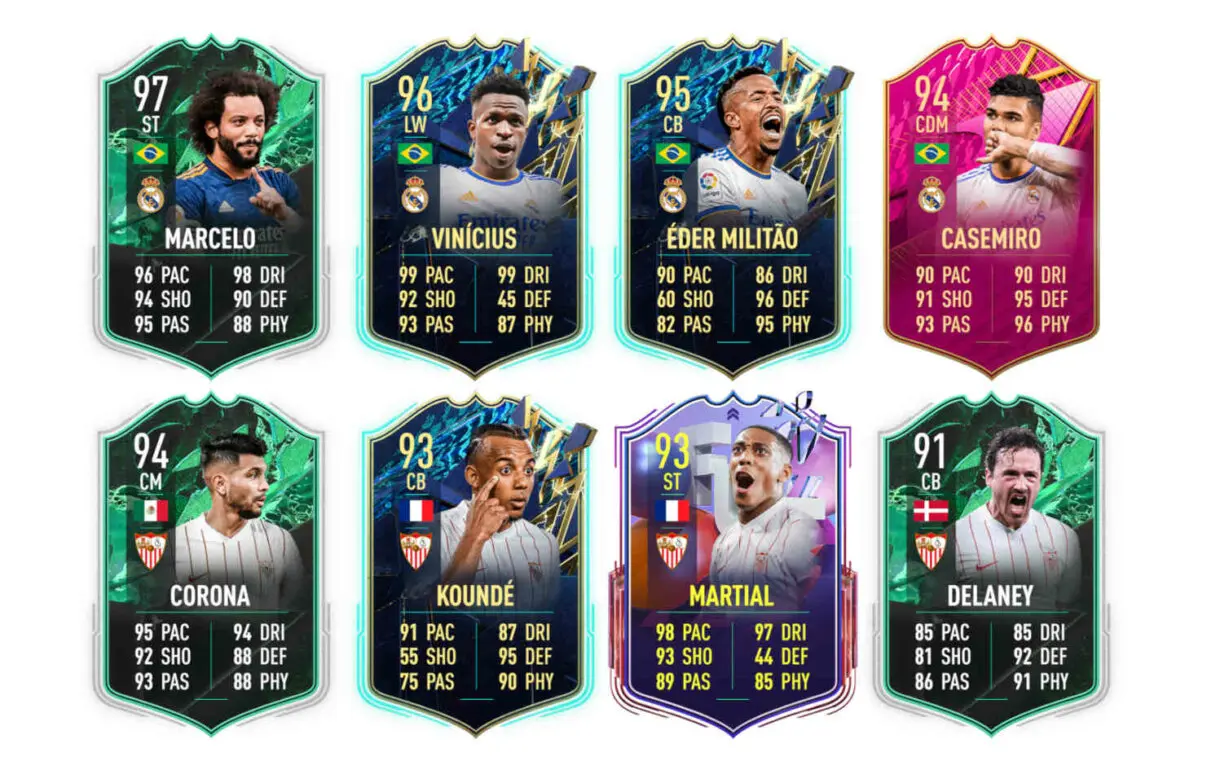 Links verdes Telles Showdown FIFA 22 Ultimate Team